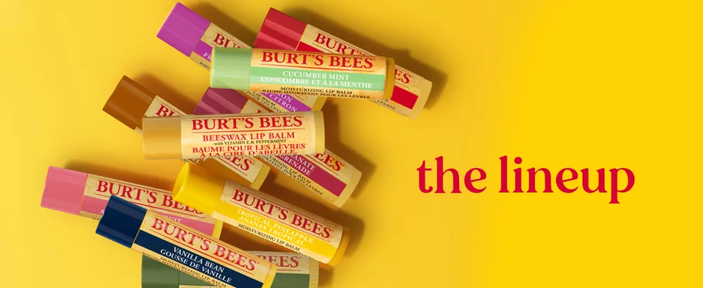 Burt's Bees 100% Natural Origin Moisturizing Lip Balm Dragonfruit Lemon with Beeswax & Fruit Extracts Blister - lip balm, vanilla, cucumber mint, og beeswax, peppermint
