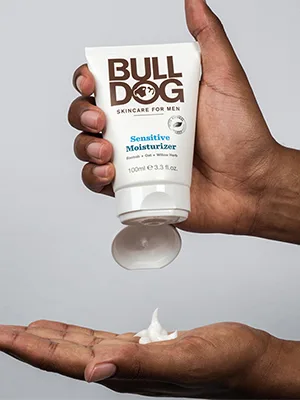 Bulldog Skincare Sensitive Skin Face Moisturizer for Men Fragrance Free Lotion 100 mL - moisturizer