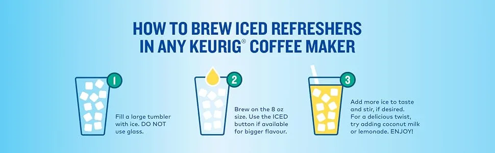 The Original Donut Shop Iced Refreshers Pineapple Passionfruit K-Cup Pods 10 Count Pineapple Passionfruit 10 count (Pack of 1) - How to