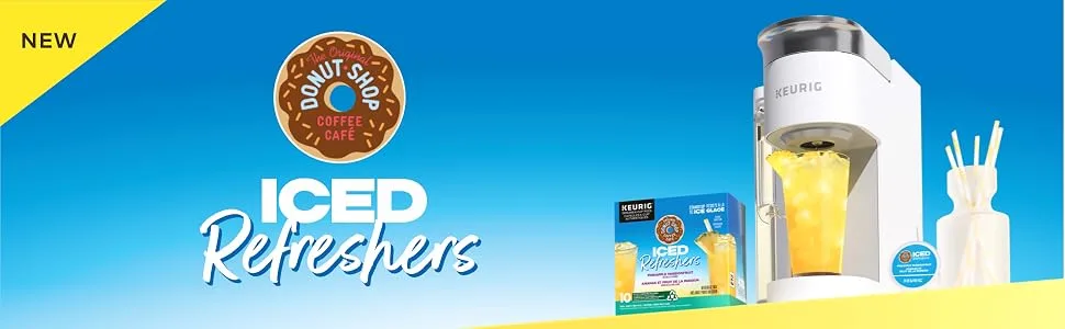 The Original Donut Shop Iced Refreshers Pineapple Passionfruit K-Cup Pods 10 Count Pineapple Passionfruit 10 count (Pack of 1) - product information 1