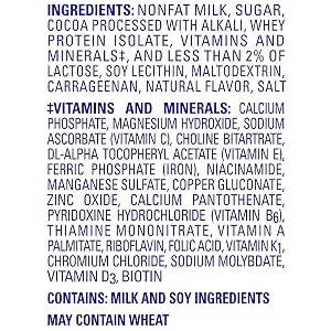 Carnation Breakfast Essentials Ready-to-Drink, Rich Milk Chocolate, 8 FL OZ Bottle (Pack of 6) (Packaging May Vary) - product information 2