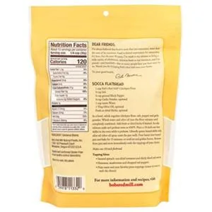 Bobs Red Mill Large Flake Nutritional Yeast 142 grams & Bob's Red Mill Chickpea Flour (Garbanzo Bean Flour) 454 Grams Flake Nutritional Yeast + Chickpea Flour - product information 2