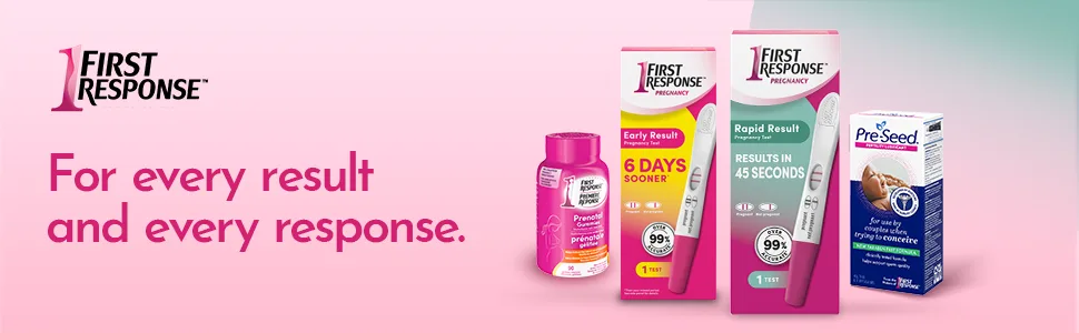 First Response Rapid Result Pregnancy Test Stick Results in 45 Seconds 1 Test Rapid Test 1 count (Pack of 1) - Rapid Result Pregnancy Test Stick