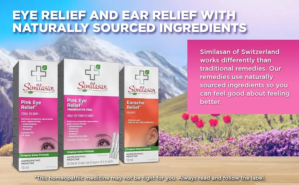 Similasan Pink Eye Relief Monodose 20 Count - similasan pink eye relief
