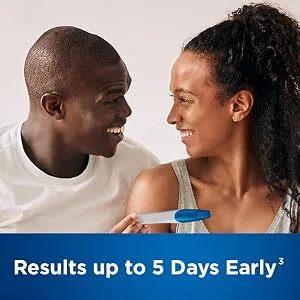 Clearblue Digital Pregnancy Test With Weeks Indicator The Only Test That Tells You How Many Weeks 1 Digital Test 1 count (Pack of 1) - Results up to 5 Days Early