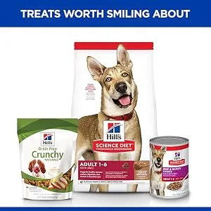 Hills Natural Jerky Mini-Strips with Real Beef | Hills Natural Soft Savory Dog treats with Peanut Butter & Banana - product information 2