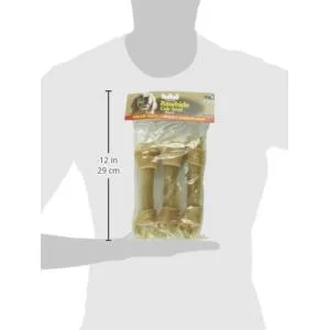 Dogit Rawhide Knotted Bone + Dogit Pressed Rawhide Knuckle Bone Bundle - product information 1