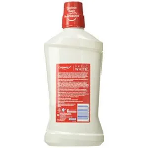 Colgate Optic White Mouthwash Alcohol Free Icy Fresh Mint 946 mL + Colgate Optic White Advanced Teeth Whitening Toothpaste Sparkling White 133 mL w/ Toothpaste 946 ml - product information 1