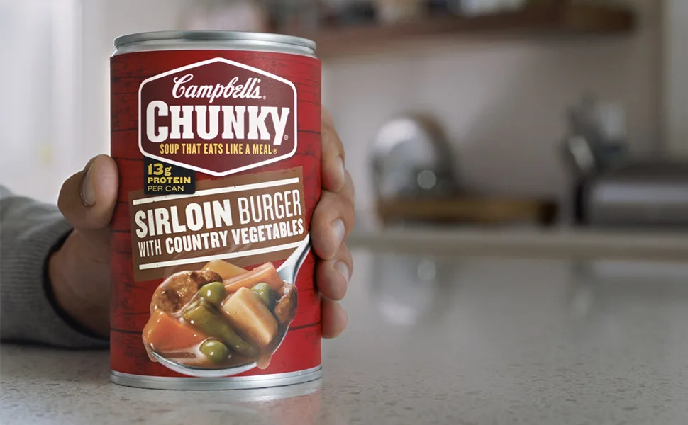 Campbell's Chunky Soup, Classic Chicken Noodle Soup, 16.10 Oz Can (Pack of 3) - chunky