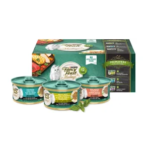 Fancy Feast Wet Cat Food: Creamy Delights Variety Pack + Elegant Medleys Florentine Variety Pack - product information 5
