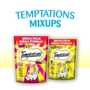 TEMPTATIONS Cat Treats Tempting Tuna Flavour 85g (12 Pack) - Temptations Mixups