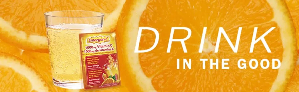 Emergen-C Immune Support Fizzy Drink Mix + Emergen-C Immune+ Vitamin C Supplement (Raspberry) Acai Berry + Rasberry 24 Packets 30 count (Pack of 1) - product information 5