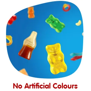 Haribo Happy Cola Gummy Candy Multipack No Artificial Colours - Pack of 18 Mini Bags (60g) Mixed-Fruit 18 Count (Pack of 1) - No Artificial Colours