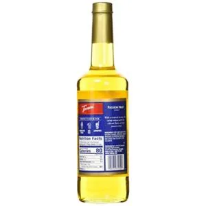 Torani Peach Flavor Syrup 750ml & Passion Fruit Flavour Syrup 750 Milliliter Flavor Syrup + Flavour Syrup - product information 2