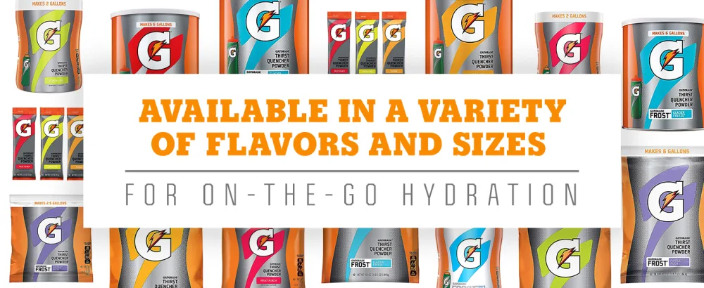 Gatorade Thirst Quencher 51Oz Powder Variety Pack (Pack of 3) 3 Flavor Variety 3.18 Pound (Pack of 3) - gatorade powdere