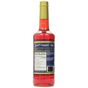 Torani Blue Raspberry Syrup Plastic Bottle 750 ml & C-34016 Syrup Strawberry 750 Milliliter (Pack of 1) Syrup + Syrup Strawberry - product information 2