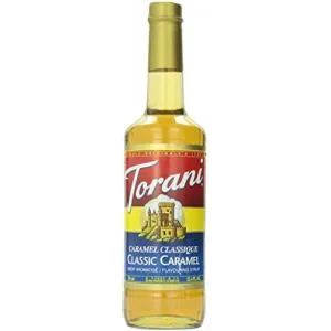 Torani Vanilla Flavour Syrup 750 Milliliter & Classic Caramel Syrup 750 milliliters Flavour Syrup + Caramel Syrup - product information 2