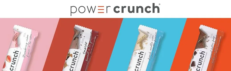 Power Crunch Protein Bar Salted Caramel 12 Count - Power crunch, protein bar, protein, protein snack
