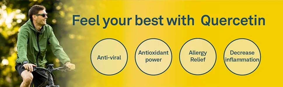 Organika Quercetin with Bromelain (60 tabs) + Organika Chelated Zinc (45 tabs) | Immune System Support Bundle 60 count (Pack of 1) Nutritional Supplement+Organika Chelated Zinc - product information 2