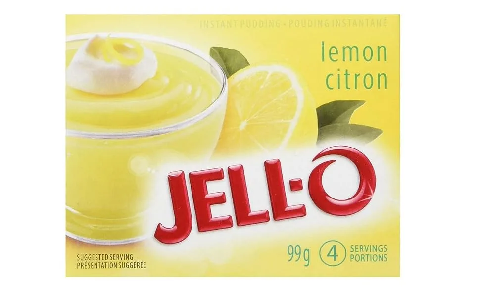 Jell-O Instant Pudding Lemon 99g (Pack of 24) - product information 1