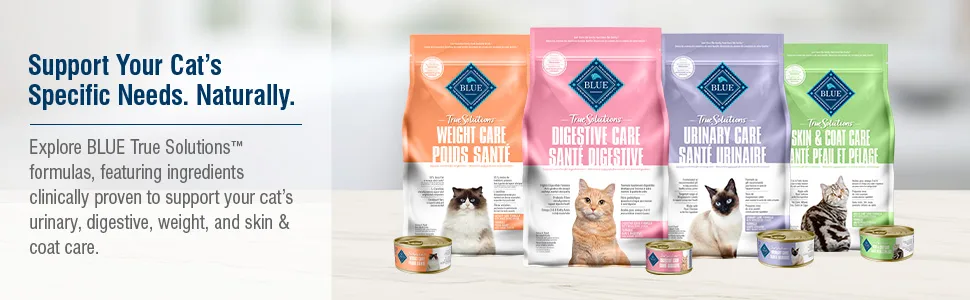 Blue Buffalo True Solutions Urinary Care Natural Dry Cat Food 2.7kg Urinary Care Dry Cat Food - Sm Bag - True Solutions Cat