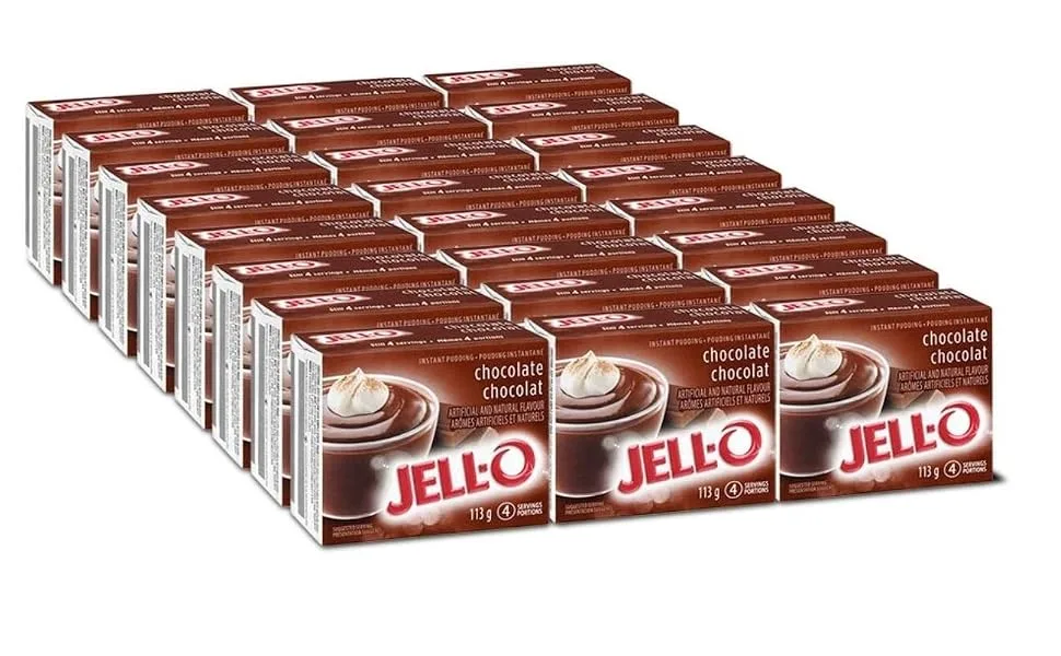 Jell-O Chocolate Instant Pudding 113g (Pack of 24) Chocolate (113G) - product information 1