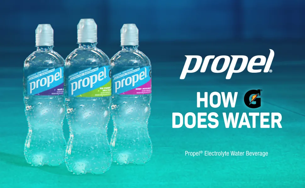 Propel Kiwi Strawberry enhanced water with Gatorade electrolytes 591 mL bottles 12 pack Strawberry Kiwi - Propel