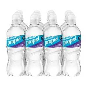 Propel Kiwi Strawberry enhanced water with Gatorade electrolytes 591 mL bottles 12 pack Strawberry Kiwi - Propel Berry