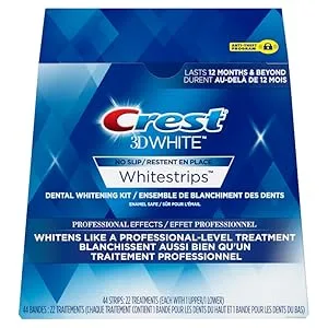 Crest 3D White Whitestrips Professional Effects Teeth Whitening Kit + Crest 3D White Toothpaste Advanced Whitening Radiant Mint Professional Effects+Advanced Whitening - product information 2