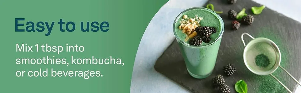 Organika Certified Organic Spirulina + Chlorella Powder Bundle 300 g (Pack of 1) Powder + Organic Powder - product information 4