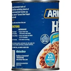 Armour Star Corned Beef Hash, 14 oz. (Pack of 12) - product information 4