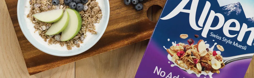 Alpen Muesli Cereal, No Sugar Added, 14 Ounce (Pack of 6) - unspecified
