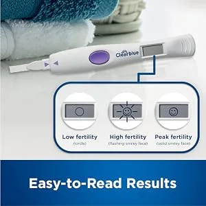 Clearblue Advanced Digital Ovulation Test Kit Plus Bonus Rapid Detection Pregnancy Test 20 Ovulation Tests & 1 Pregnancy Test 20 count (Pack of 1) - Easy-to-Read Results