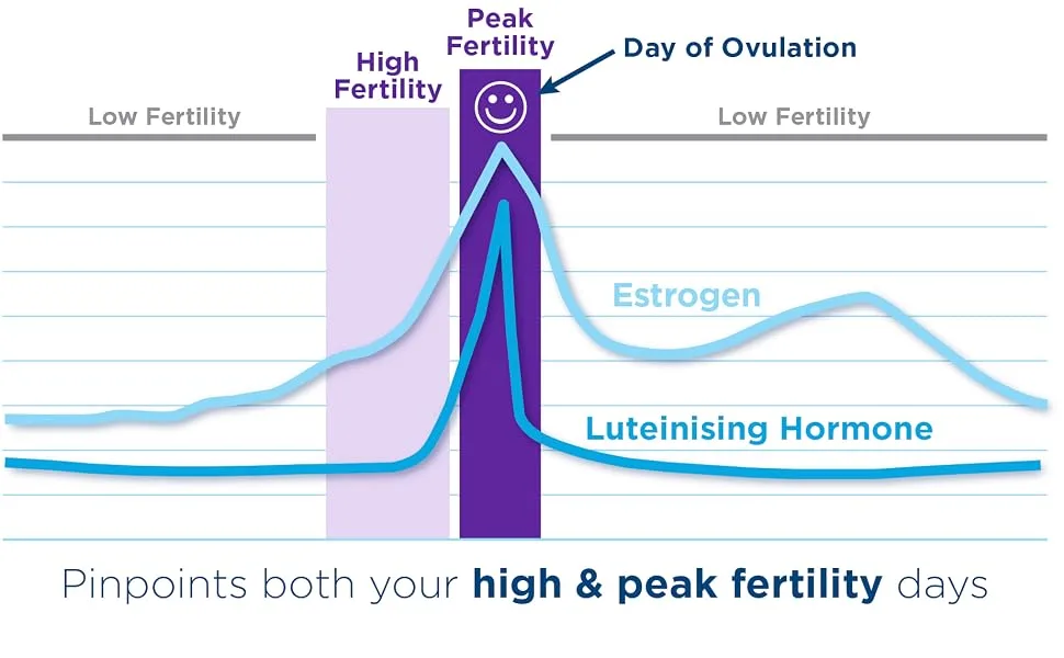 Clearblue Advanced Digital Ovulation Test Kit Plus Bonus Rapid Detection Pregnancy Test 20 Ovulation Tests & 1 Pregnancy Test 20 count (Pack of 1) - Pinpoints both your high &amp; peak fertility days