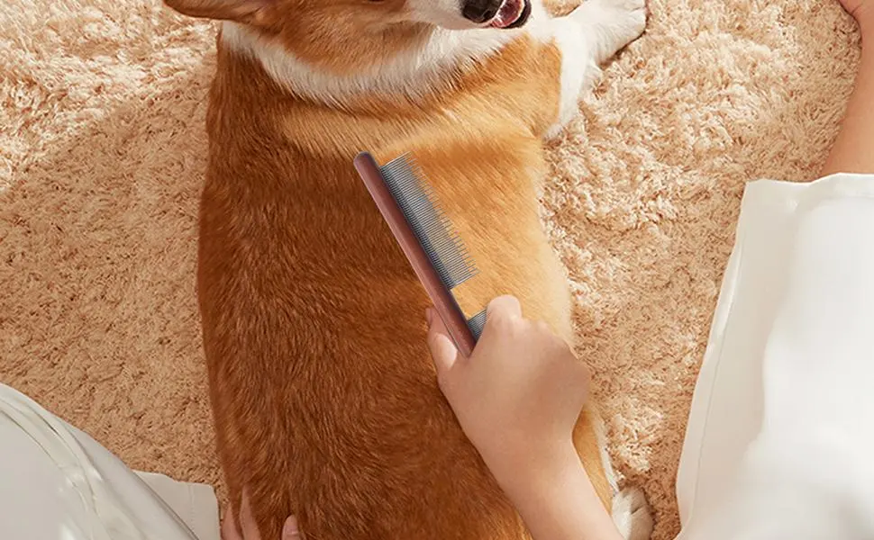 Fine Tooth Comb for Dandruff | Dandruff Removal Comb Practical Kitten Flea Comb Portable Fine Tooth Dandruff Remover Scalp Cleaning Comb for Home Shops - Flea Comb for Dogs