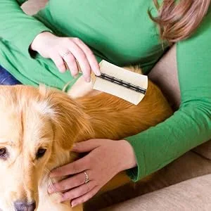 Pet Comb for Cats | Double-Sided Dog Grooming Comb Pet Flea Comb Hangable Cat Grooming Comb Pet Grooming Comb for Home Pet Shops Green - Pet-Safe Flea Comb