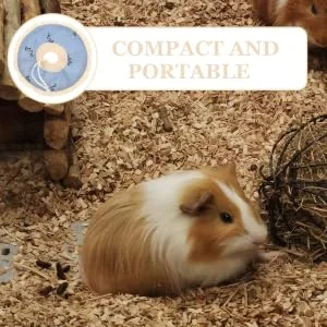 COLLBATH Small Pet Protective Ring Hamster Guinea Pig Pet Collars Pet Cone Pet Supply Cloth Sky-Blue - product information 2