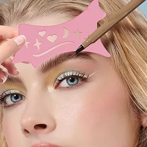 Winged Eyeliners Tool | Flexible Soft Eyeliners Tool - Precision Beveled Design Eye Liners Reusable Cleaning Cloths for Women Blue - Better Eye Contour