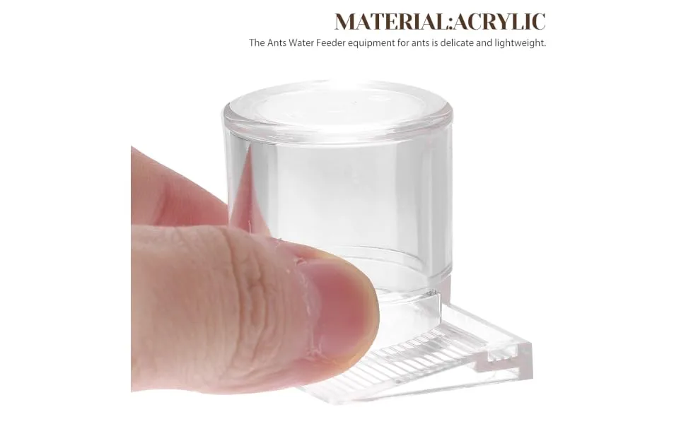 ORFOFE Pet Water Feeder Ant Waterer Ant Feeder Station Ant Bottle Feeder Ant Water Drinking Cup Plastic - product information 7