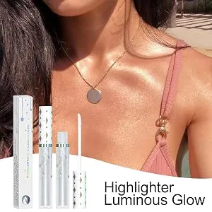 Liquid Highlighter Body Shimmer | Lighting Glow Drops Water-resistant Liquid Highlighter Drops Long Lasting for Face 02# 1 count (Pack of 1) - Radiant Skin