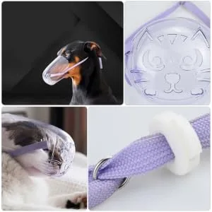 VANZACK Cat Muzzle Small Muzzle for Dogs Kitten Cover Muzzle for Cat Outdoor Muzzle for Pet Pp 1 - product information 4