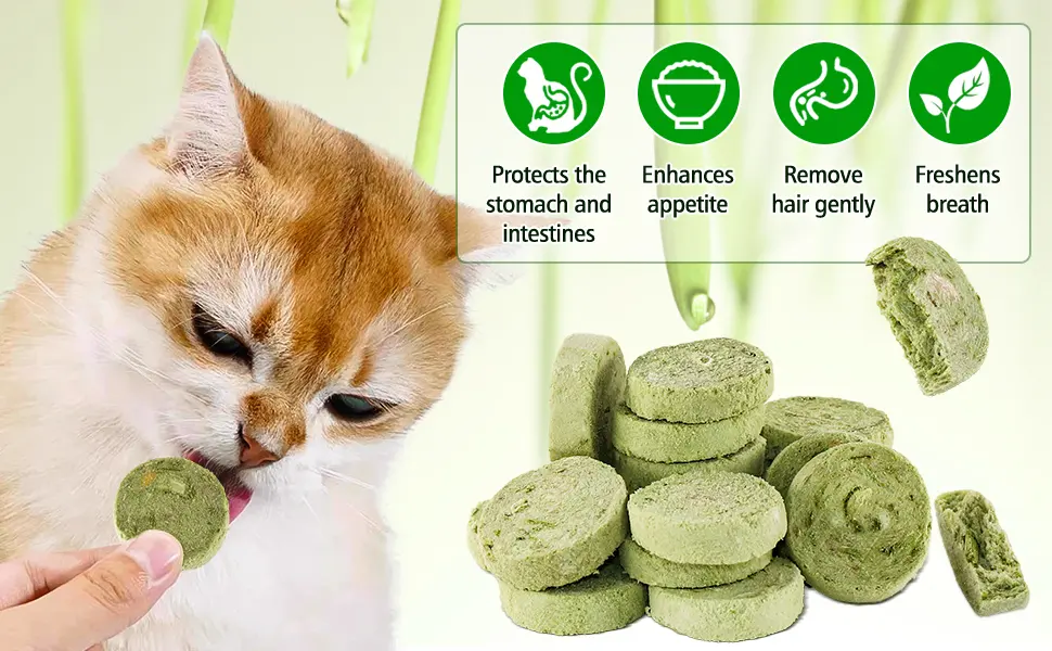 90g Cat Grass Treats Cat Grass Teething Stick for Hairball Remove and Teeth Cleaning Edible Cat Grass Stick Snack - product information 3