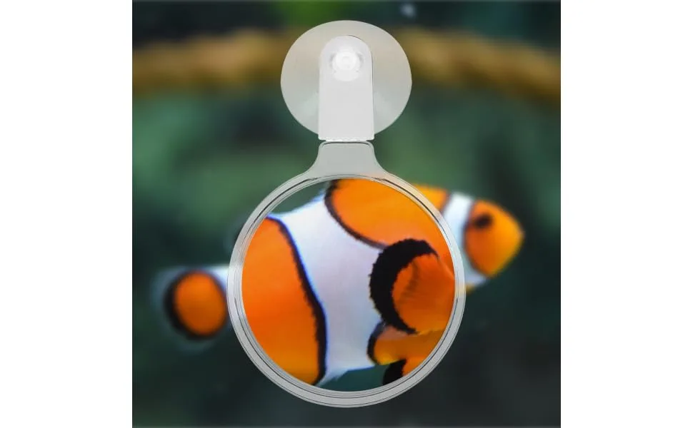 POPETPOP Aquarium Magnifier Acrylic Fish Tank Viewer Fish Tank Magnifying Glass Small Animal Magnifier with Suction 3.5cm - product information 5