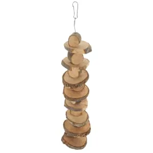 NOLITOY Parrot Snack Tooth Accessory Bite for Teeth Grinding Hammock Treat Blocks Hanging Wooden Chew - product information 3
