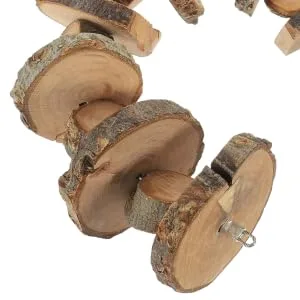 NOLITOY Parrot Snack Tooth Accessory Bite for Teeth Grinding Hammock Treat Blocks Hanging Wooden Chew - product information 5