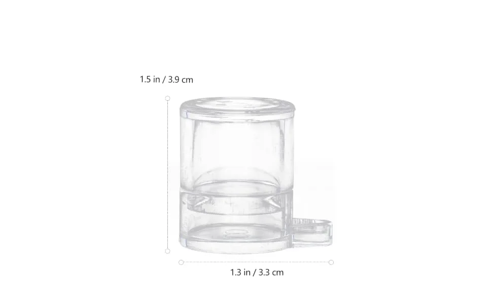 BESPORTBLE 2pcs Ant Water Feeder Ant Water Feeding Bowl Automatic Water Bowl Mini Ant Nest Acrylic Transparent - product information 3