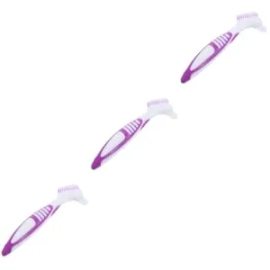 BESPORTBLE 3pcs Turtle Shell Cleaning Brush Turtle Brush Fish Tank Aquarium Scraper Brace Plastic 16x5cmx3pcs As Shown 3x3pcs - product information 3