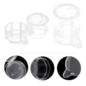 COLLBATH 2pcs Ant Water Feeder Ant Nest Water Feeding Area Ant Water Feeding Bowl Mini Animals Ants Acrylic - product information 4