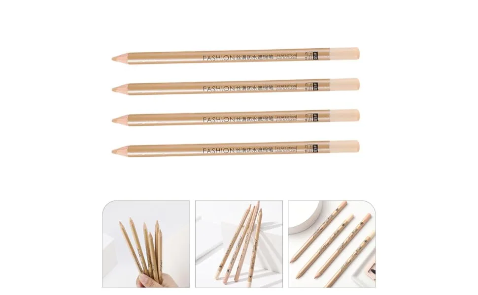 Gogogmee 4pcs Concealer Pen Concealer for Marks Women Makeup Supplies Concealer for Dark Circles Makeup Concealer 1 g (Pack of 1) White - product information 5