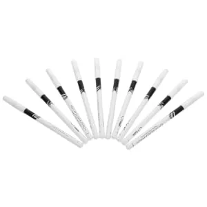 NOLITOY 10pcs Lying Silkworm Eyeliner Highlighters White Eyeliner Pencil Makeup Eyeliners Brush Cosmetic 1 count (Pack of 1) White - product information 6